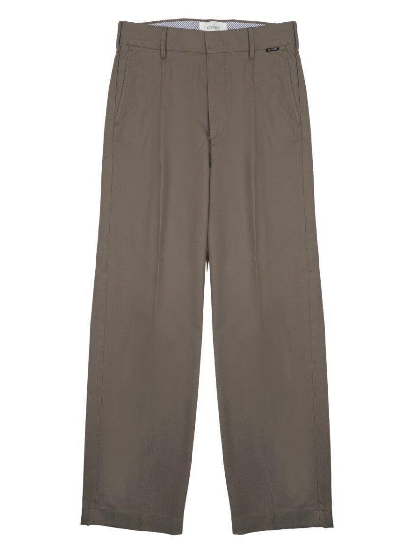 Closed Straight-Leg Grey Jeans With Mid-Rise Waist