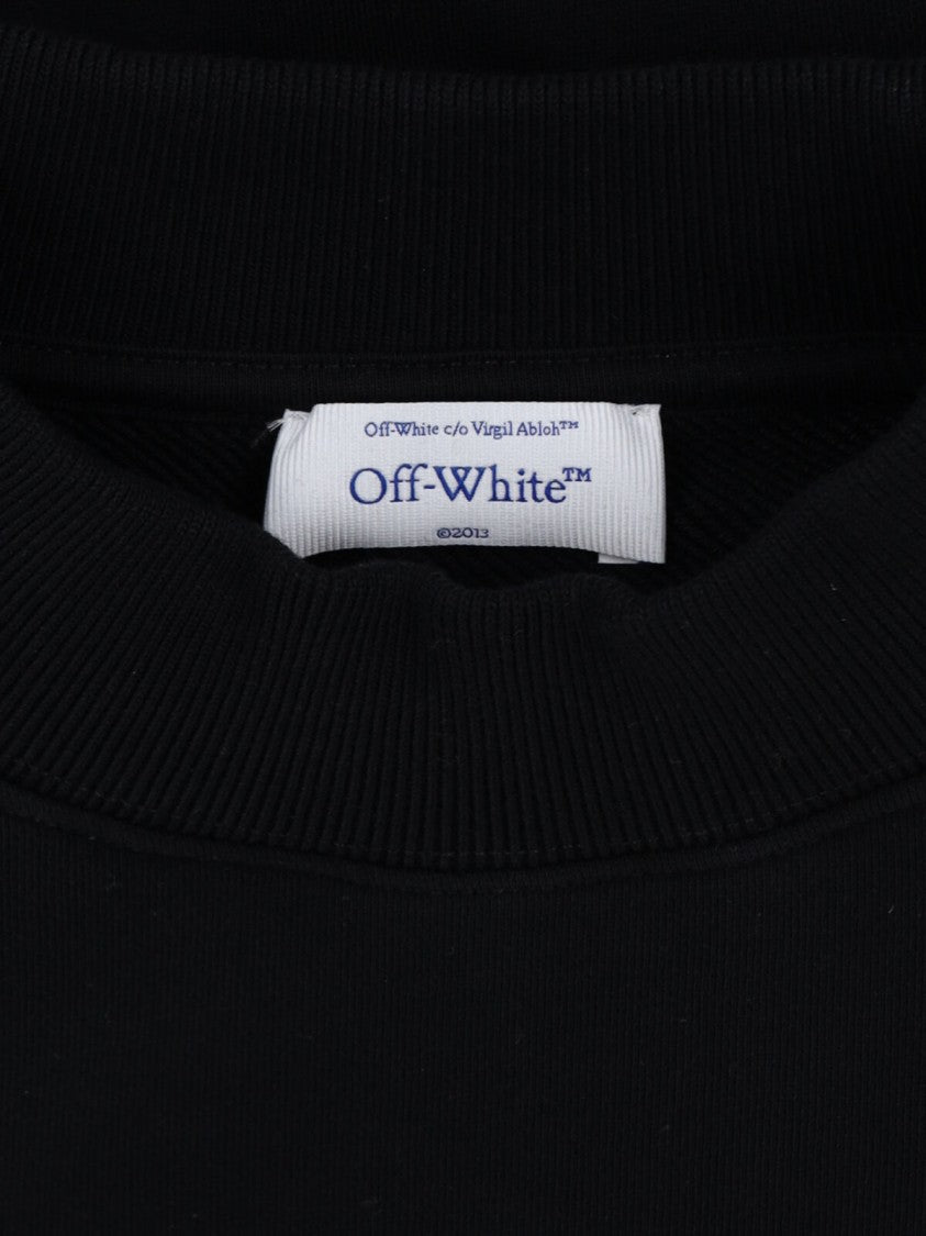 Off-White "Spray Arrow" Crewneck Sweatshirt – Black