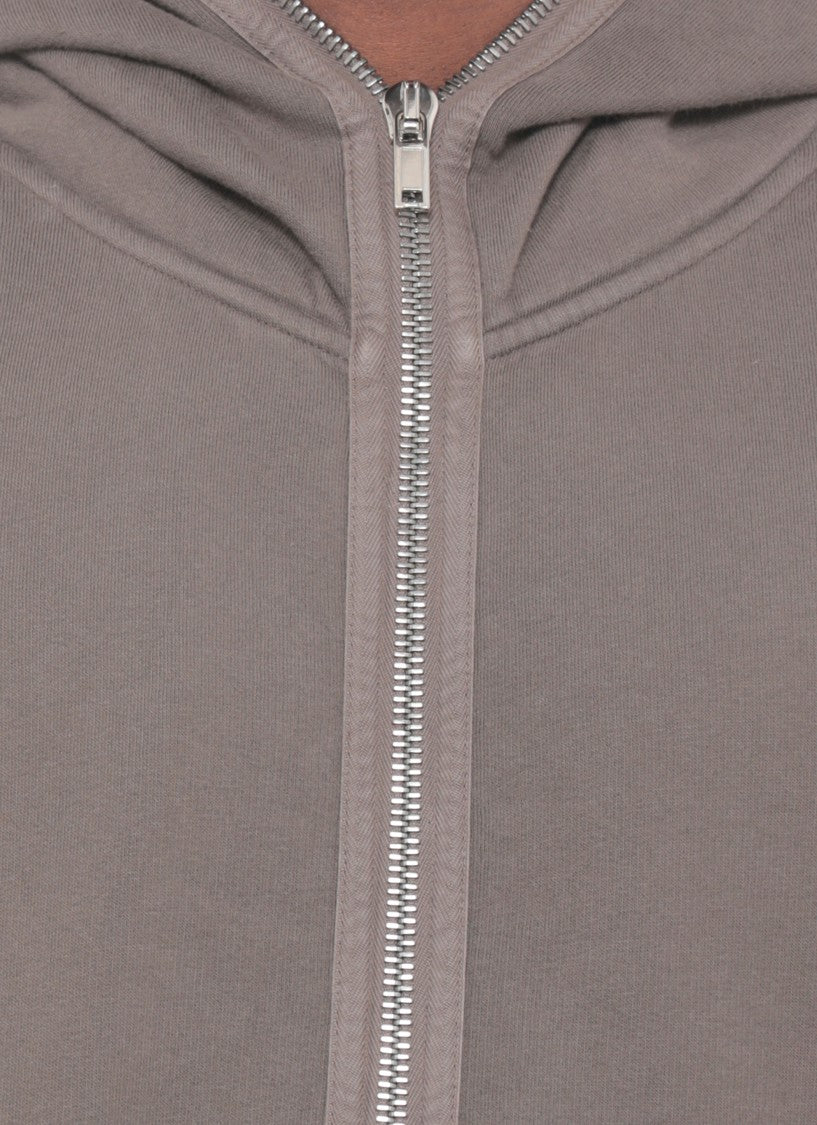 Drkshdw By Rick Owens Brown Jumbo Gimp Zip Hoodie
