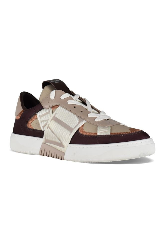 Valentino Garavani Low-Top Leather And Nylon Vl7n Sneakers