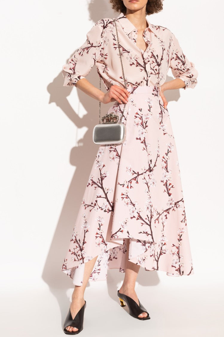 Alexander Mcqueen Contemporary Black Leather Slides