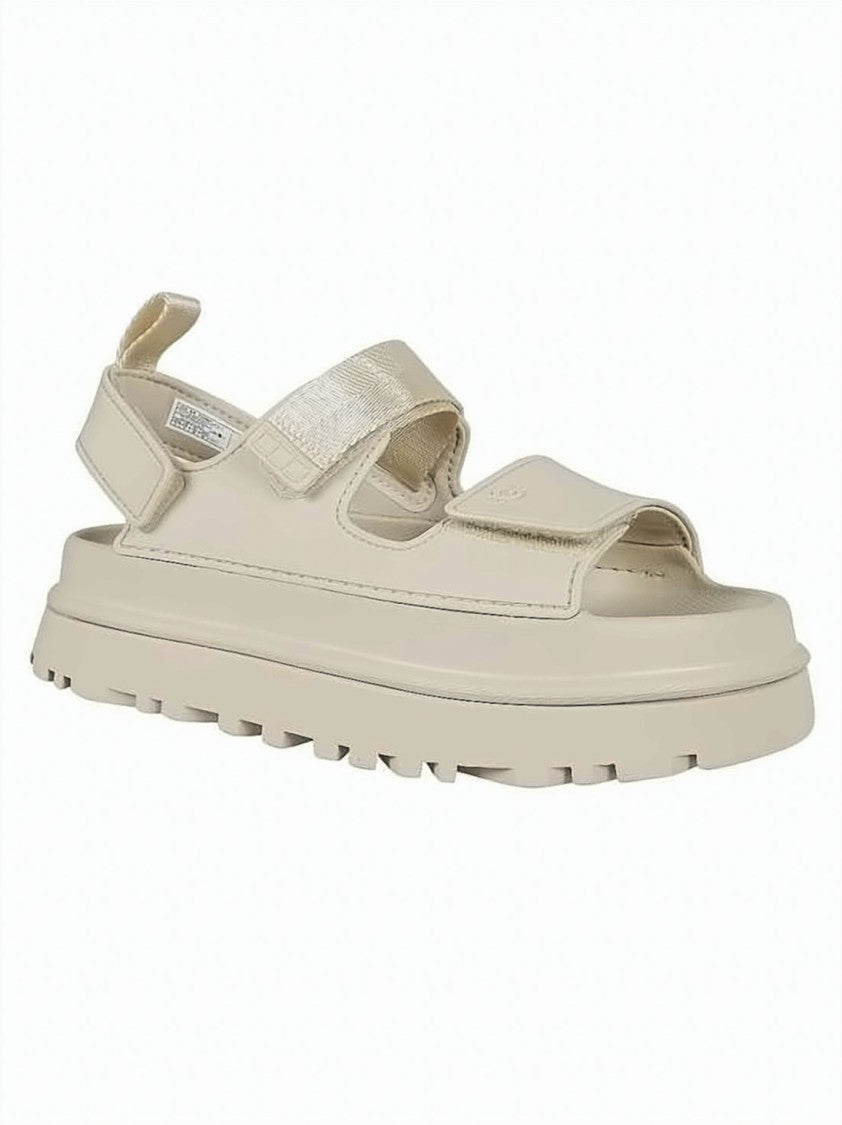 Ugg Light Beige Sandals With Adjustable Straps