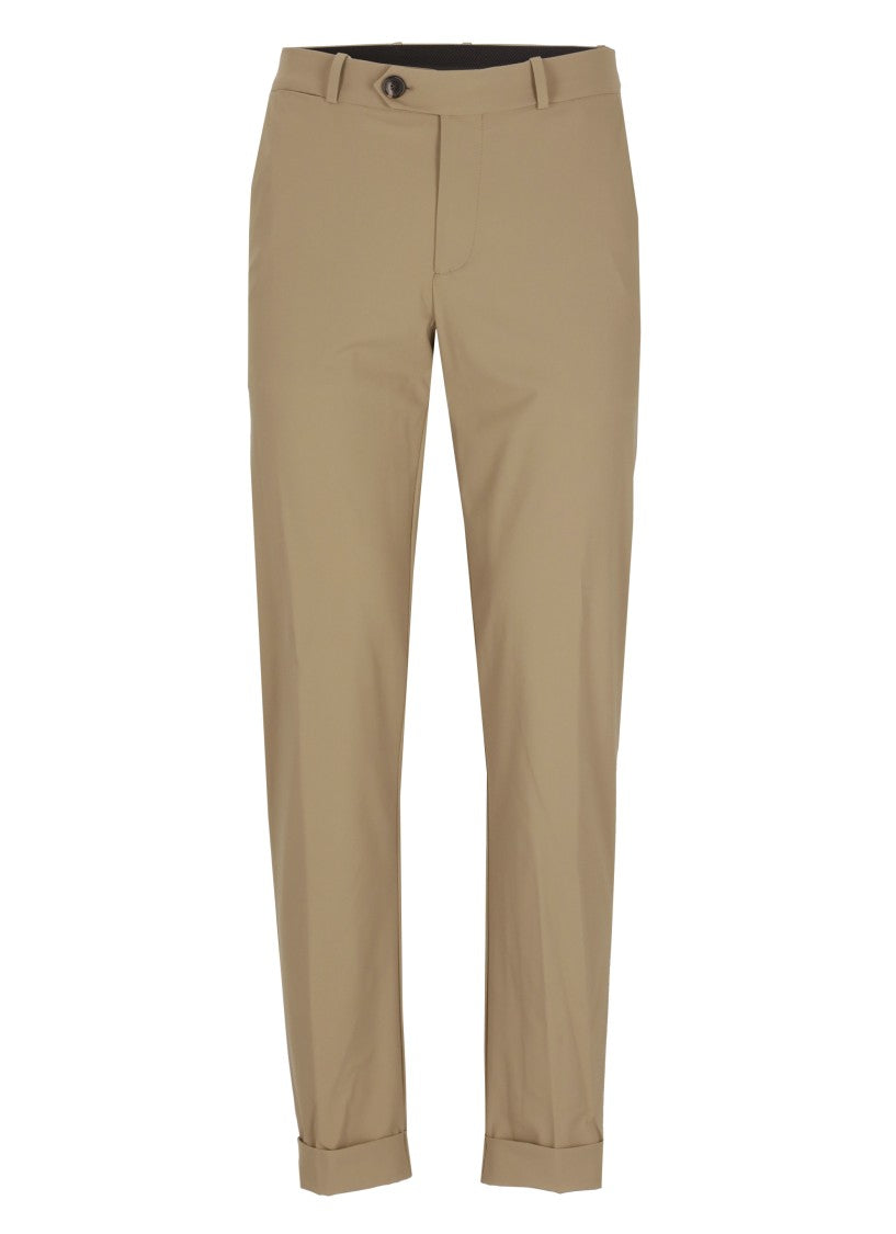 Rrd Brown Surflex Chino Straight-Leg Pants