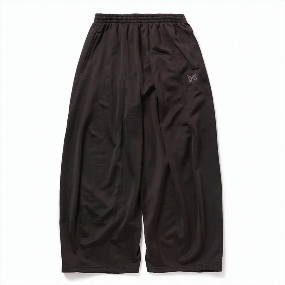 Needles Relaxed Wide-Leg Pants With Embroidered Butterfly Detail