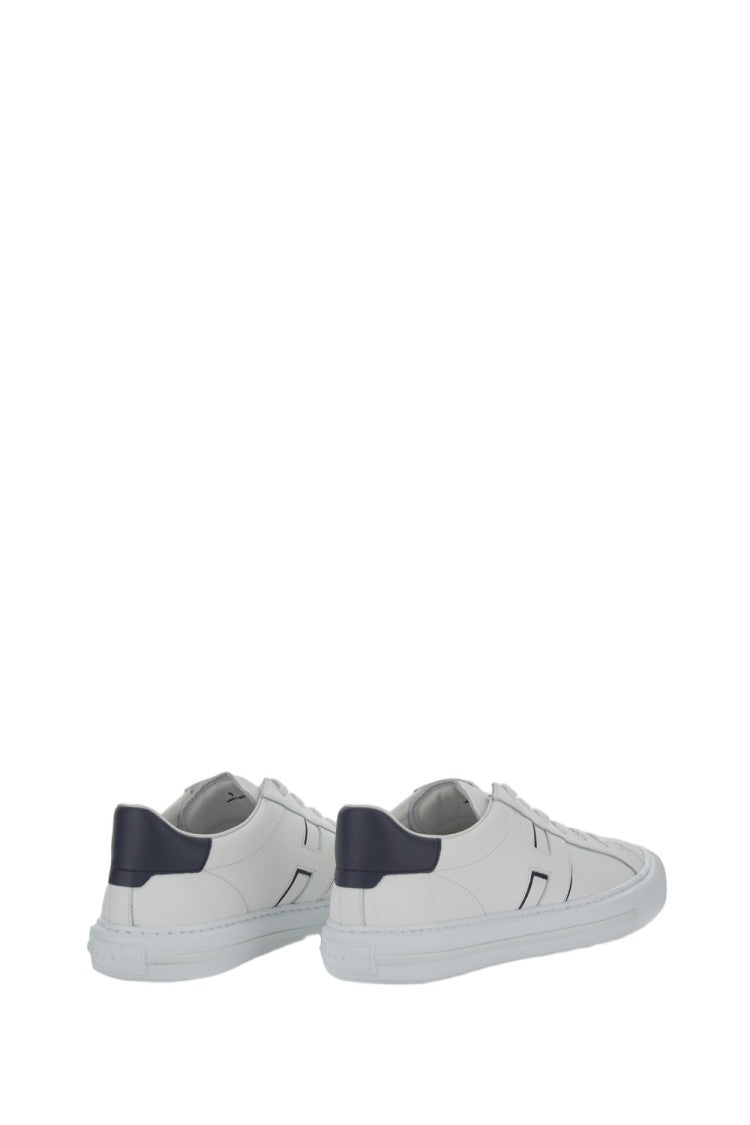 Hogan Low-Top Leather Sneakers With Minimalist Design And Distinctive Detailing