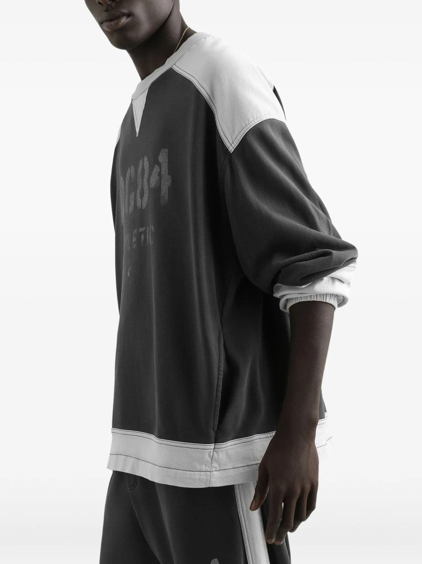 Dolce & Gabbana Two-Tone Dg84 Athletic Printed Sweatshirt