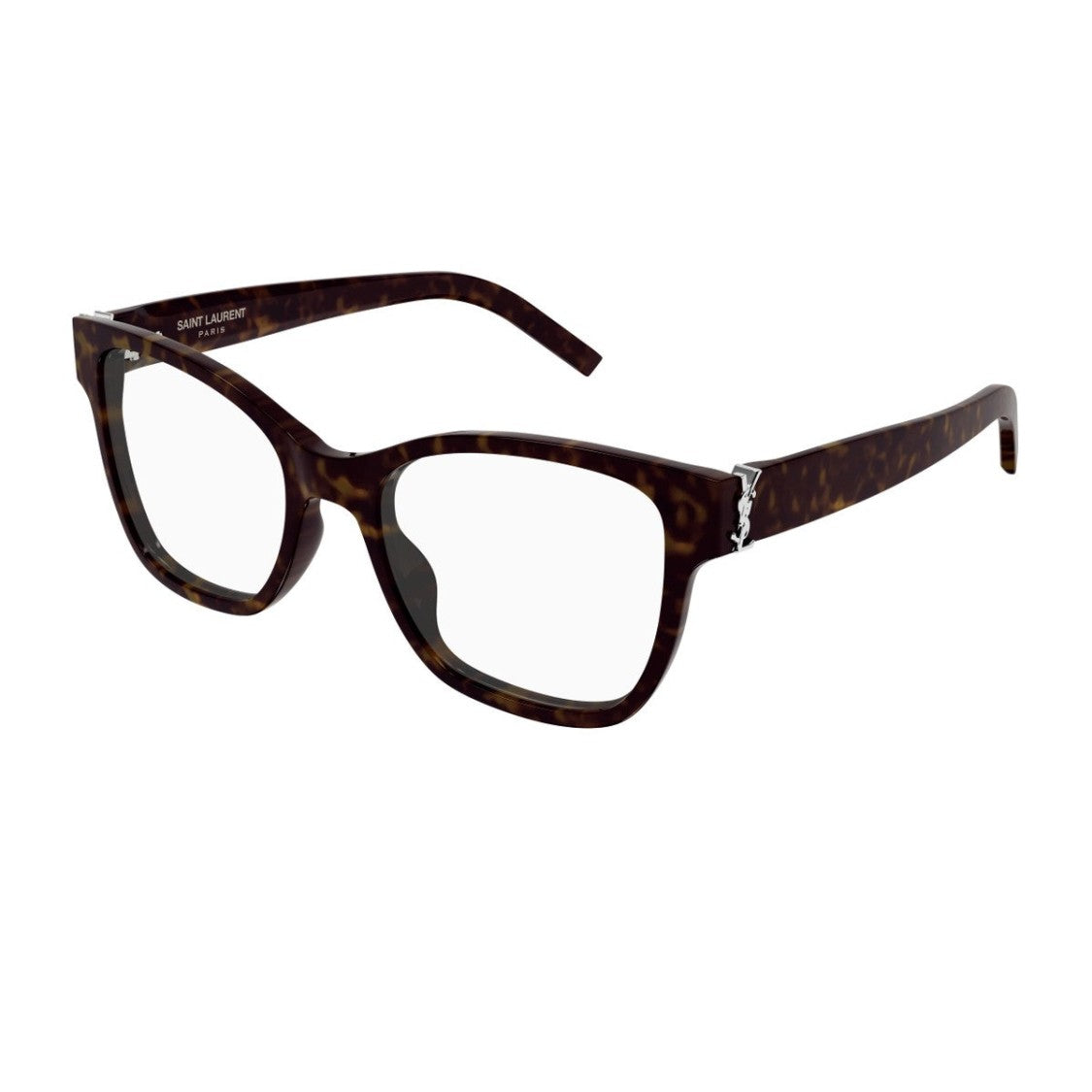 Saint Laurent Dark Havana Sl M158 Acetate Wide Cat-Eye Sunglasses