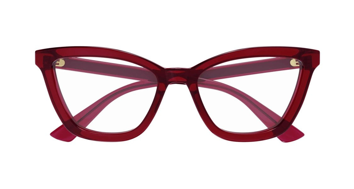 Gucci Eyeglasses Gg1686o 009 Red Red Transparent 54/17/135