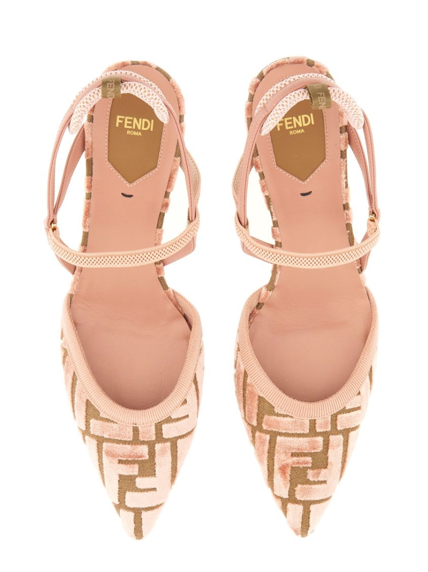 Fendi "Hummingbird Lite" Slingback Shoe