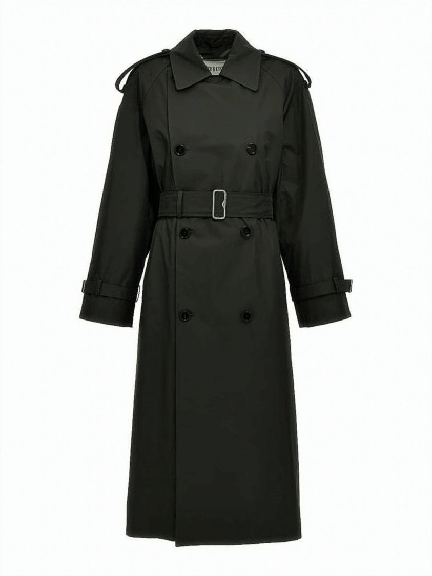 Burberry Double-Breasted Trench Coat With Belted Waist