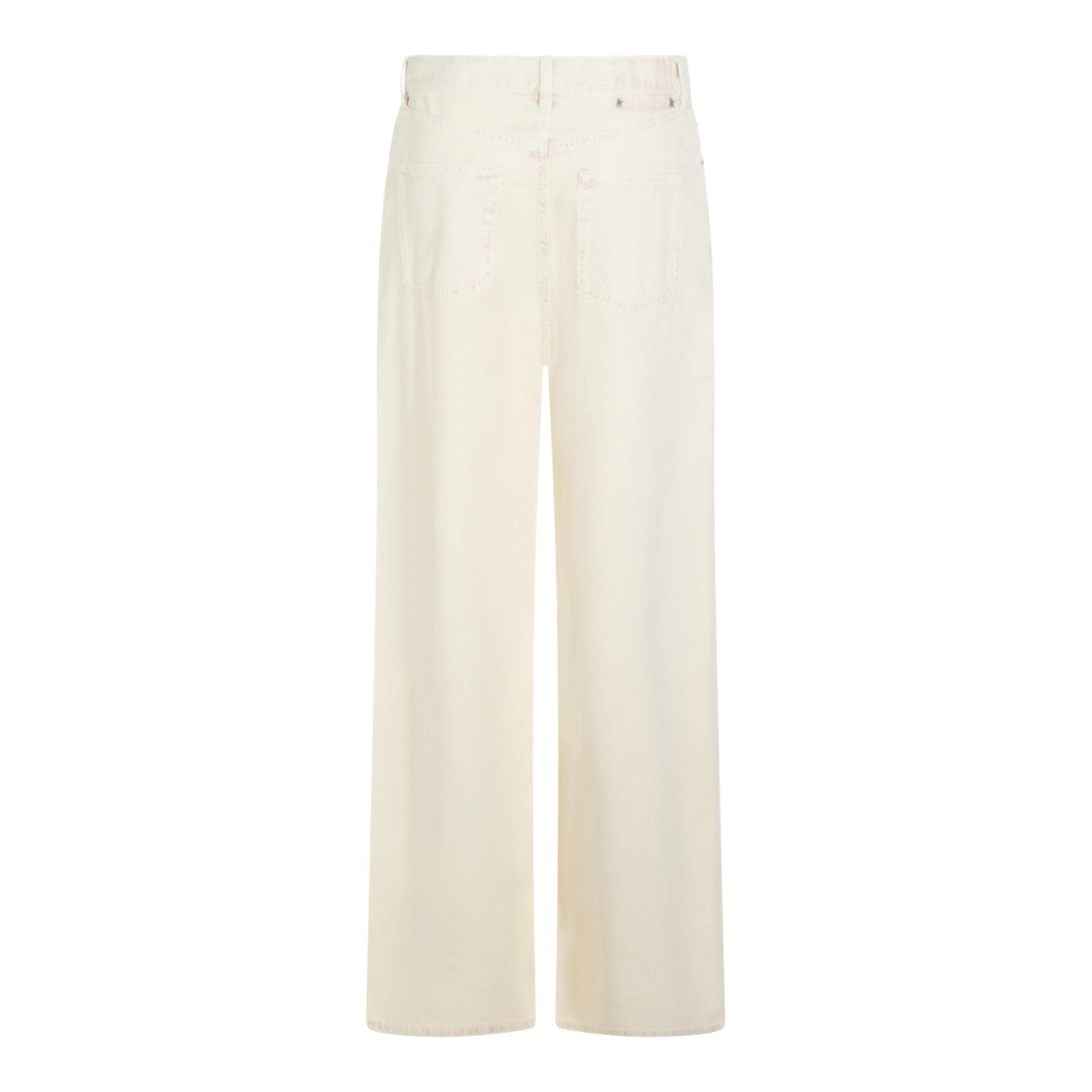 Golden Goose High-Waisted Wide-Leg Jeans With Subtle Star Accents