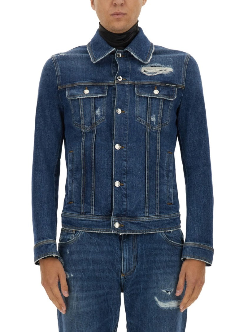 Dolce & Gabbana Strethc Denim Jacket
