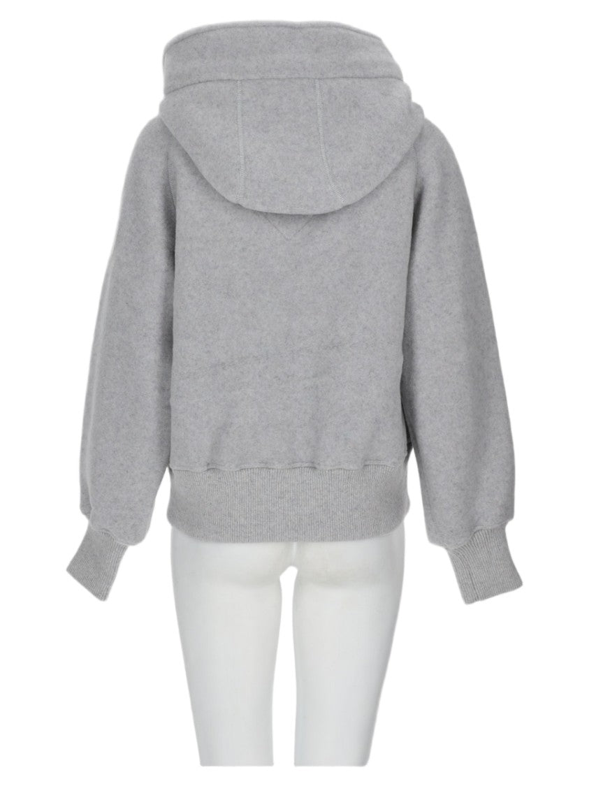 Canada Goose Chillwack Light Grey Wool-Blend Hooded Jacket