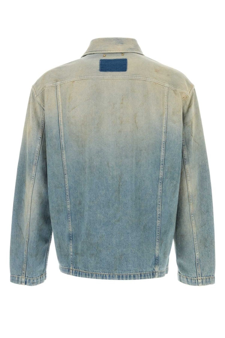 Golden Goose Relaxed-Fit Denim Jacket With Classic Collar
