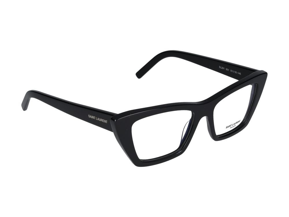 Saint Laurent Eyeglasses Sl 291 001 Black Black Transparent 51/16/145