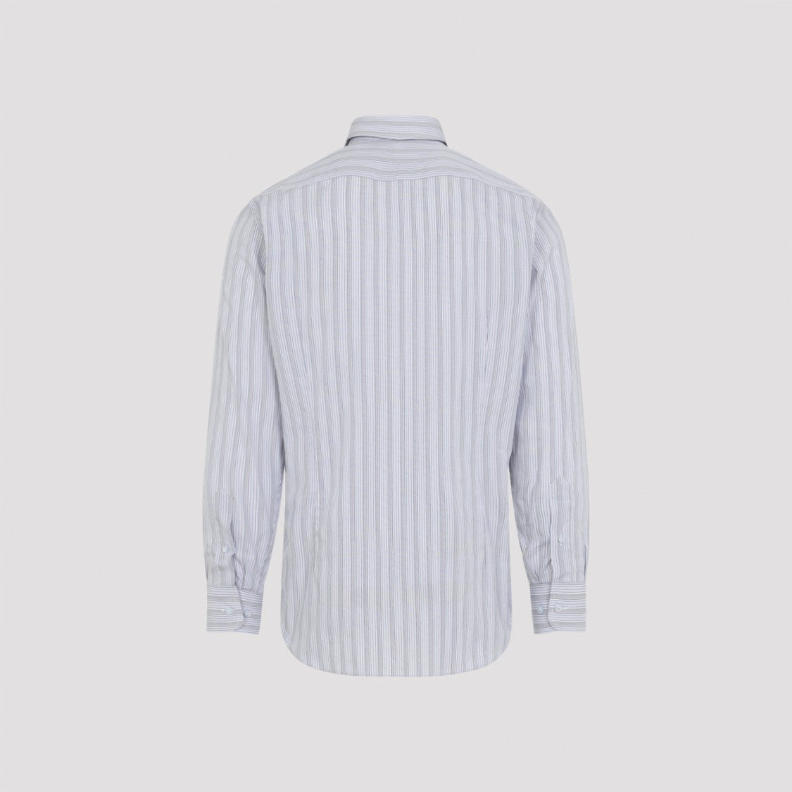 Etro Roma Logo Light Blue Cotton Shirt