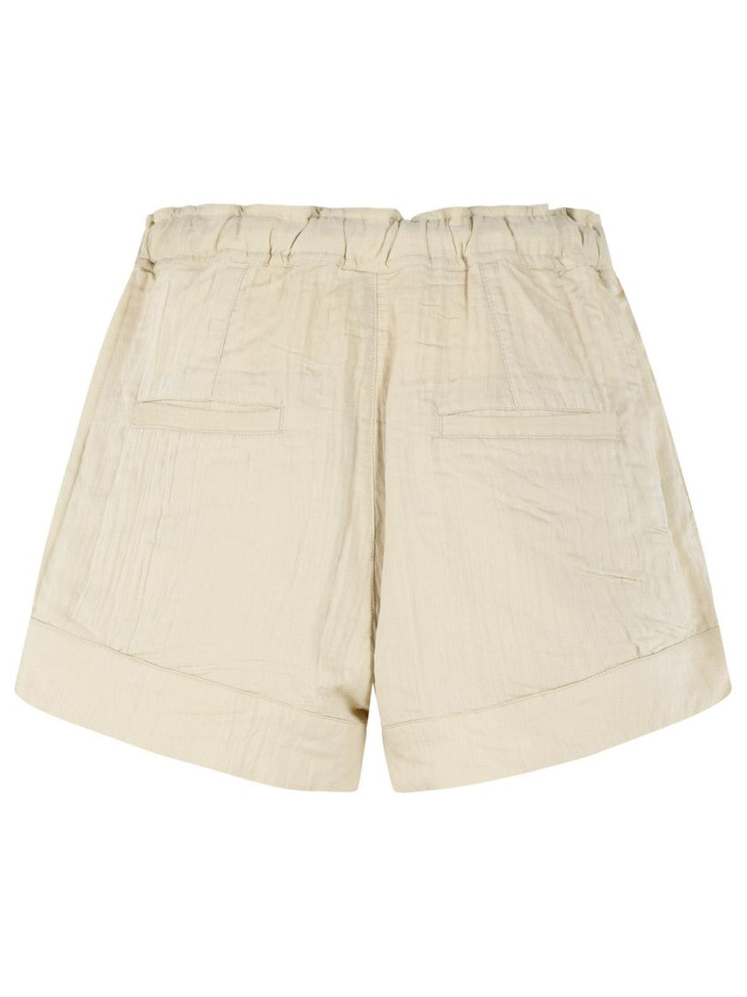 Isabel Marant Étoile 'Birva' Shorts In Beige Cotton Blend