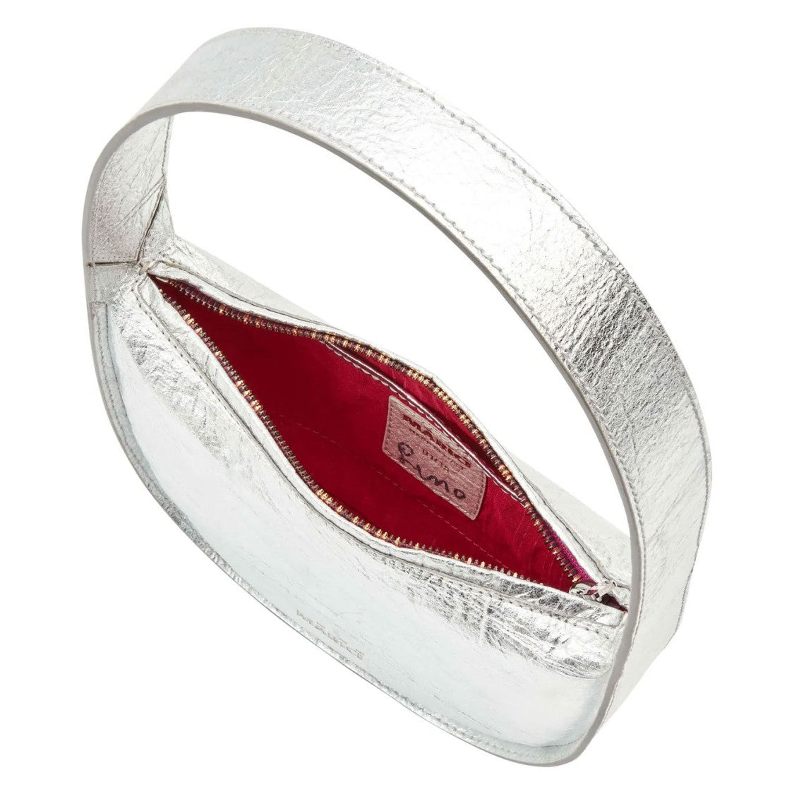 Marici Stylish Silver Shoulder Bag With Pinatex