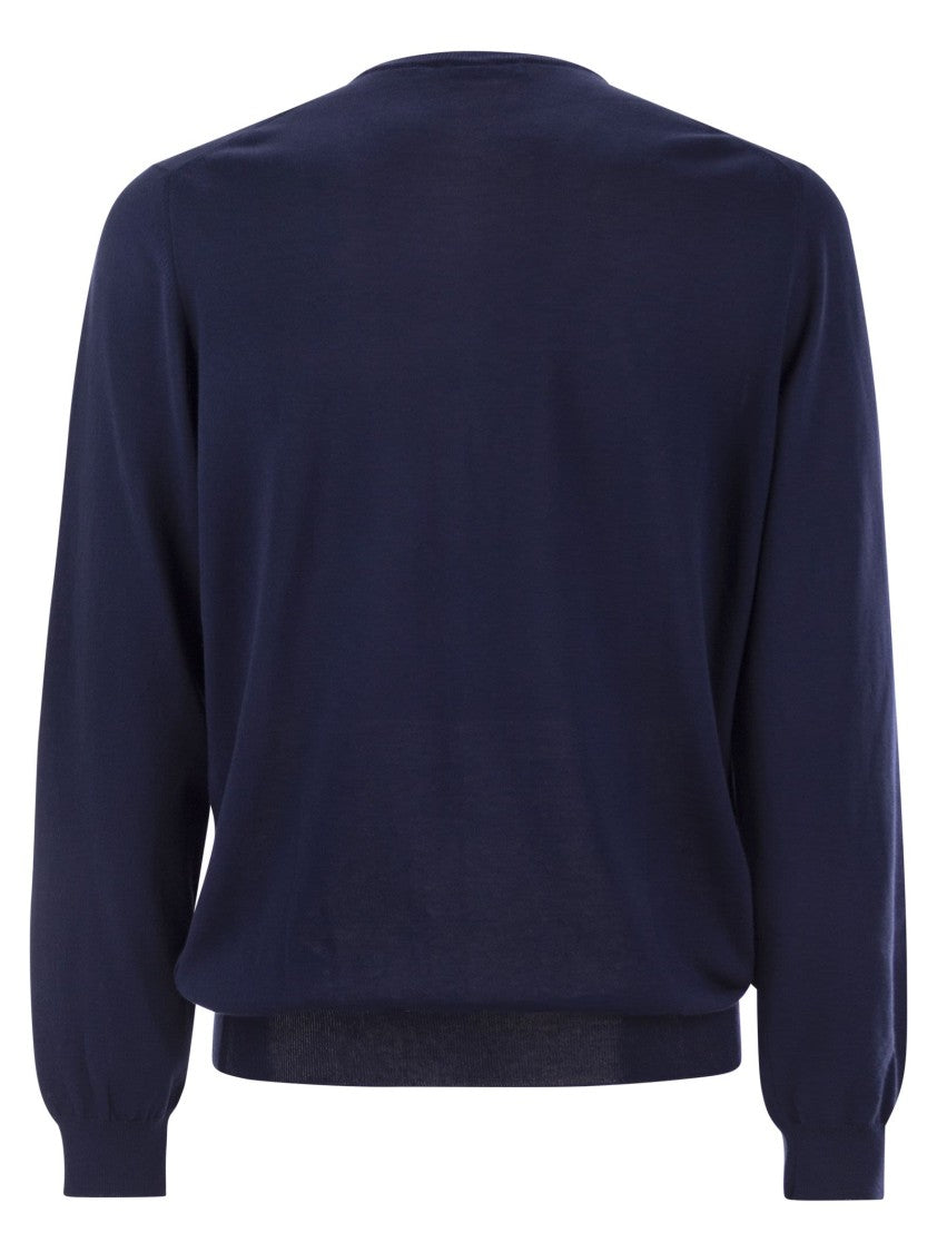 Fay Cotton Crew-Neck Jumper