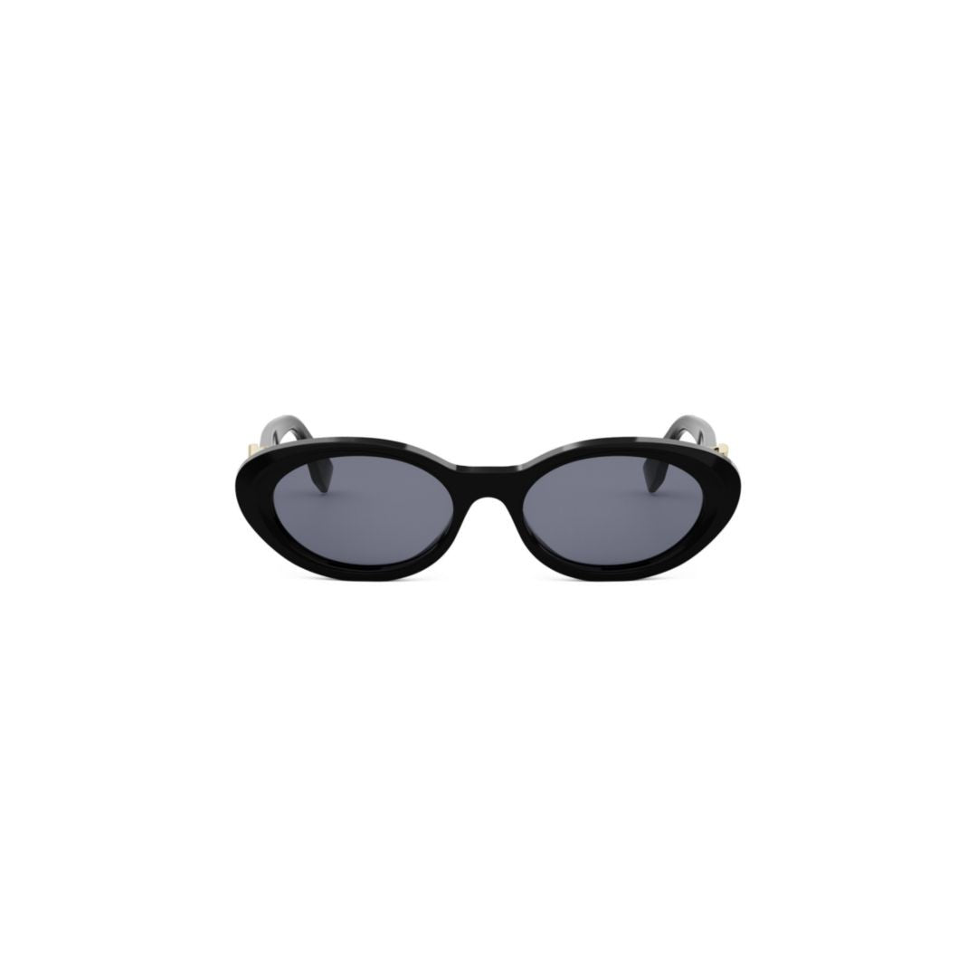 Fendi Fe40140u Oval Acetate Sunglasses