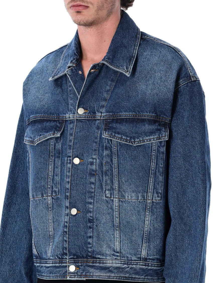 Studio Nicholson Stein Boxy Indigo Washed Denim Jacket
