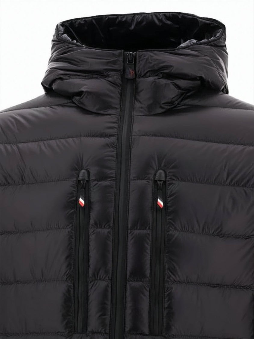 Moncler Quilted Hooded Jacket With Padded Front
