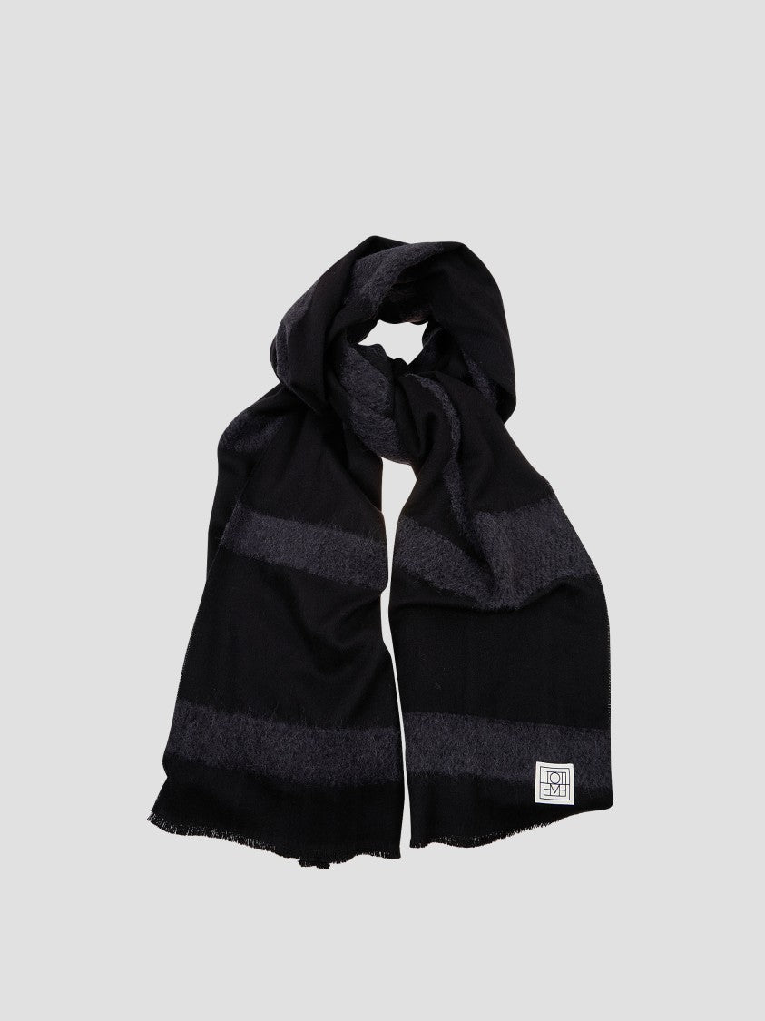 Totême Monogram Twill Scarf