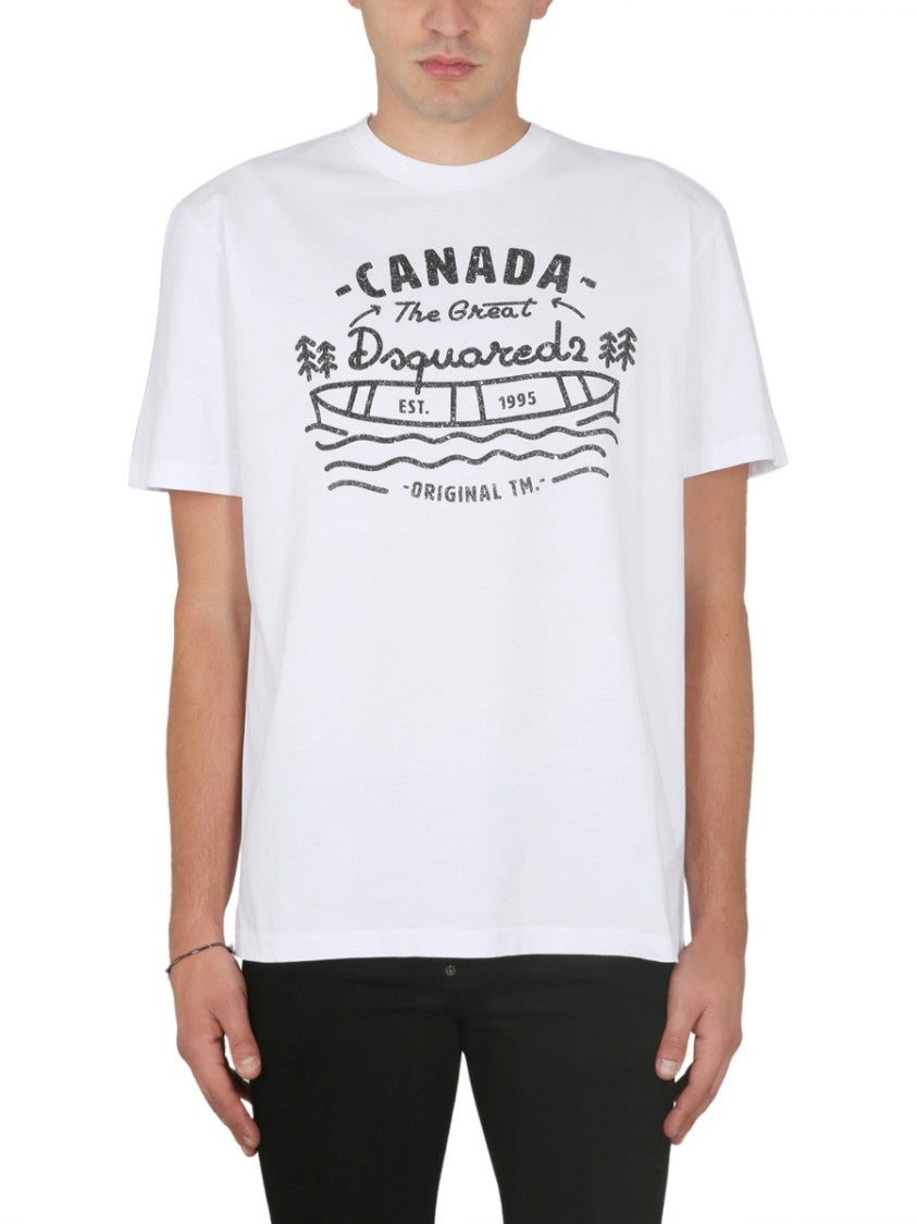 Dsquared2 Bold Logo Print T-Shirt