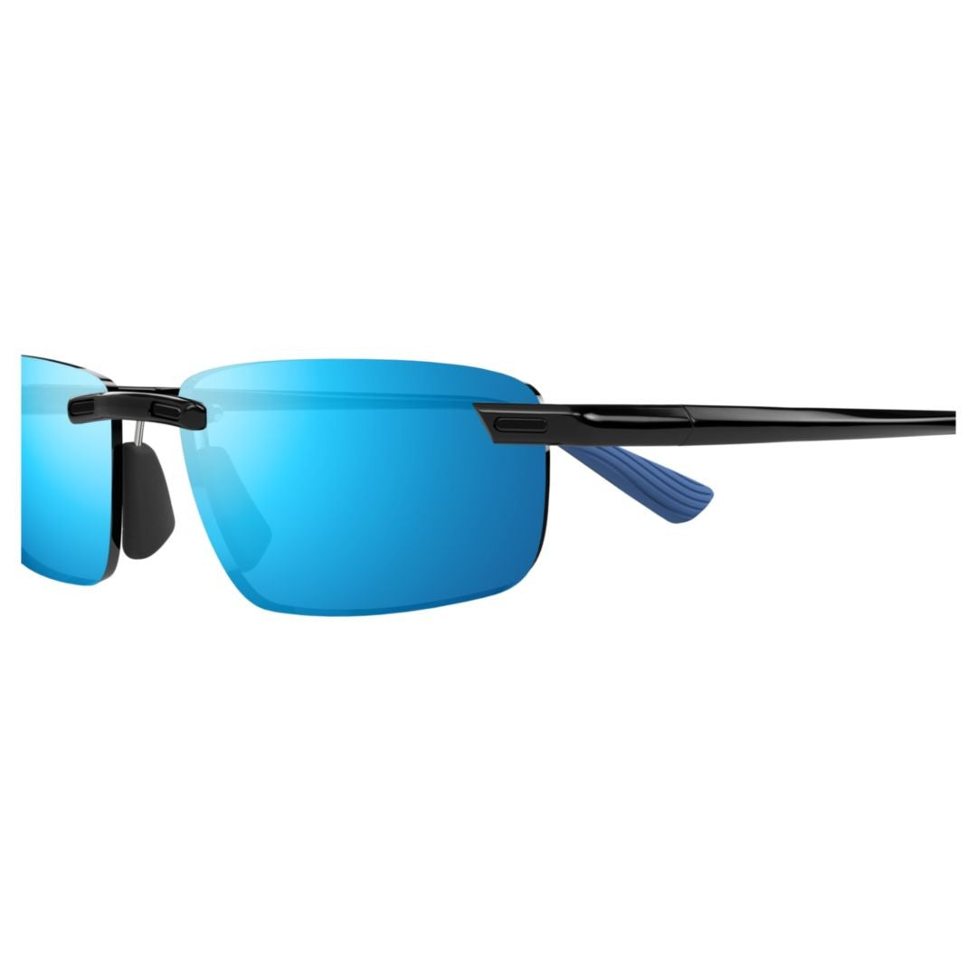 Maui Jim Ilikou Rimless Sunglasses With Blue Mirrored Lenses