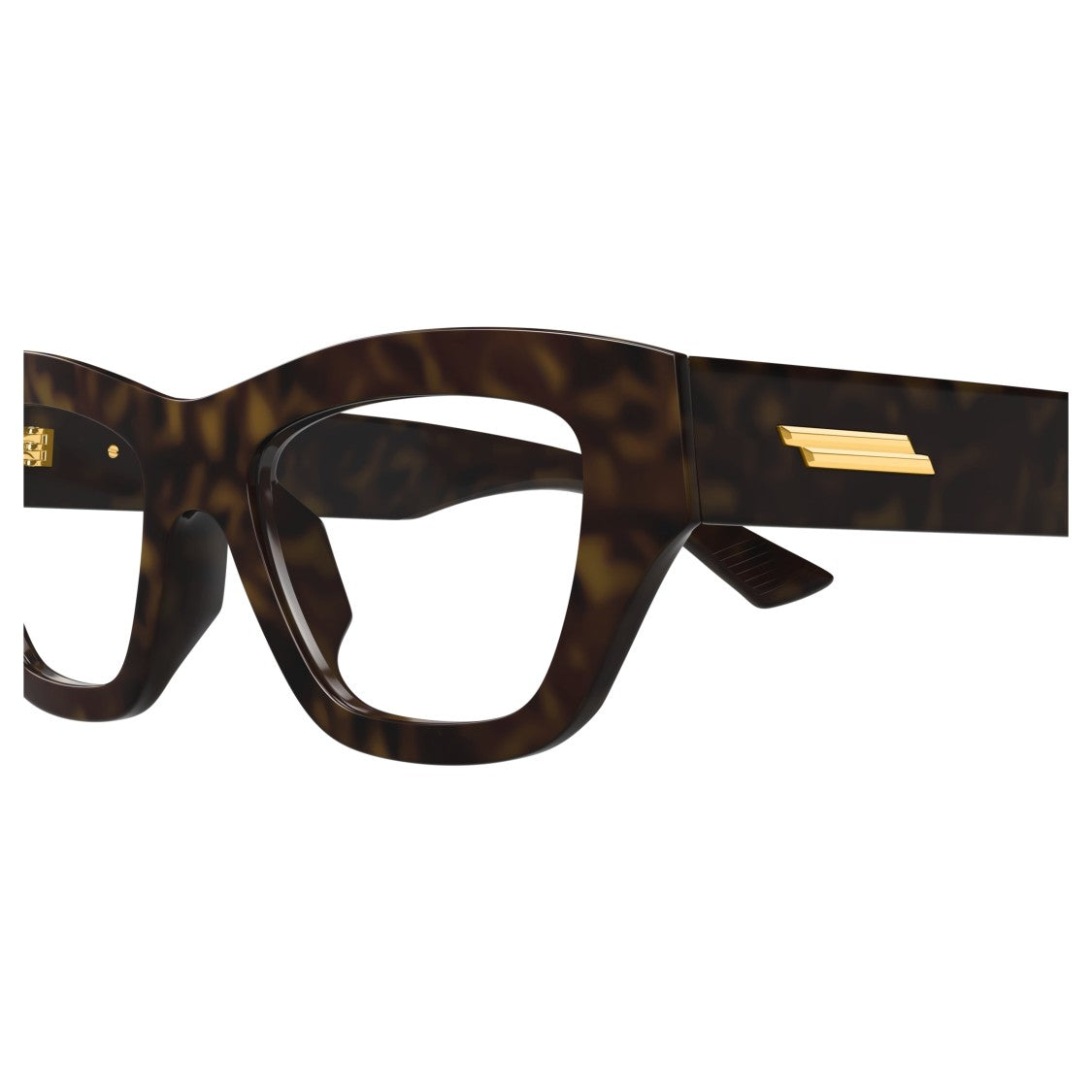 Bottega Veneta Bv1360o Angular Tortoiseshell Sunglasses