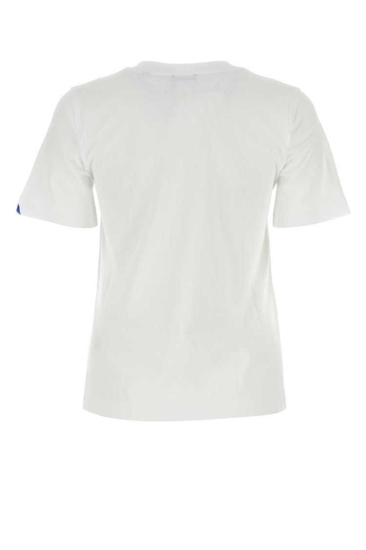 Burberry White Cotton T-Shirt