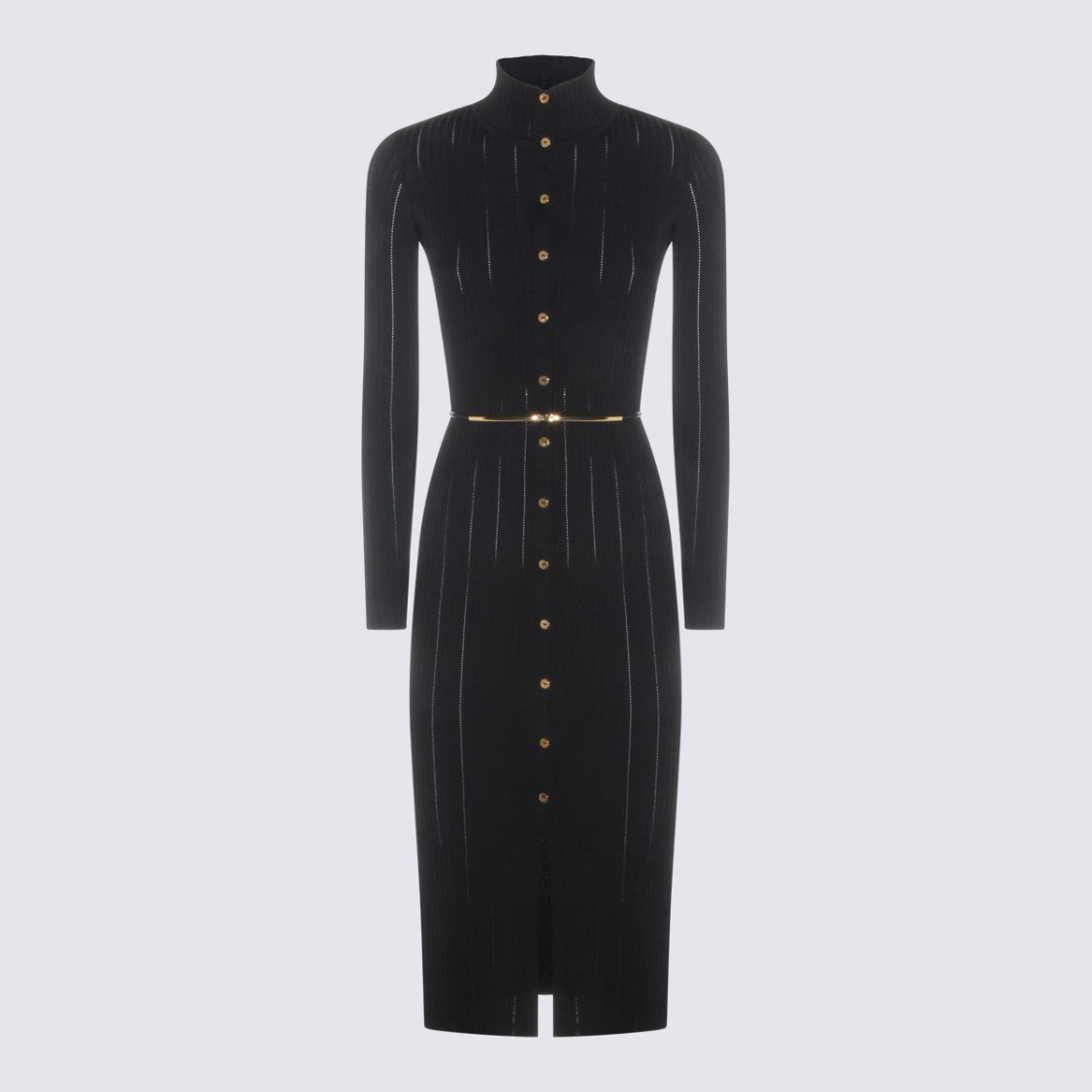 Elisabetta Franchi Classically Tailored Black Dress