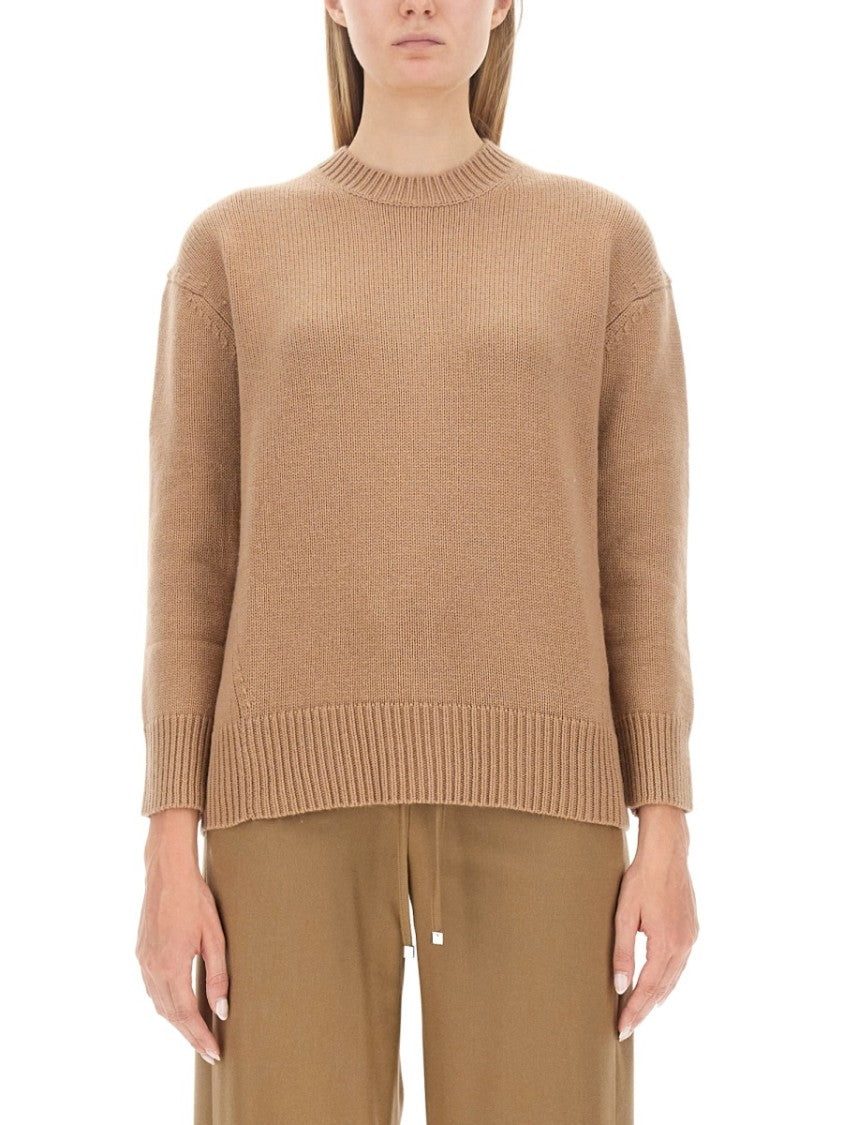 Max Mara Classic Button-Down Shirt In Luxurious Wool-Cashmere Blend