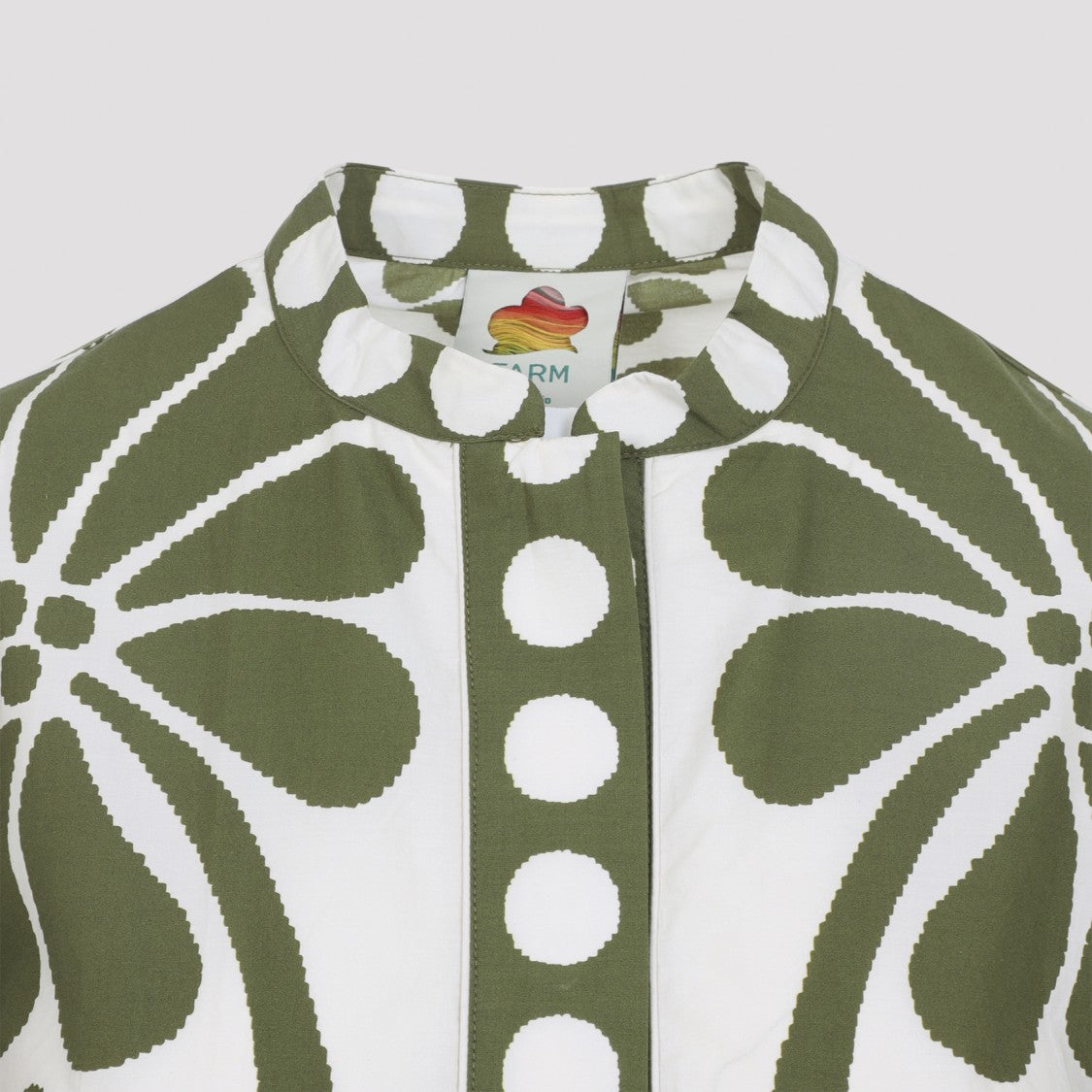 Farm Rio Palermo Green Cotton Shirt