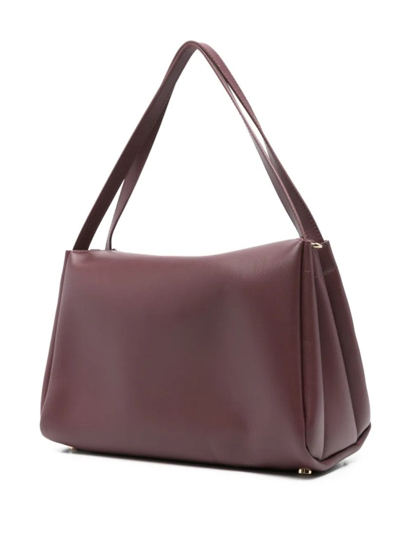 Themoirè Structured Minimalist Handbag With Smooth Finish