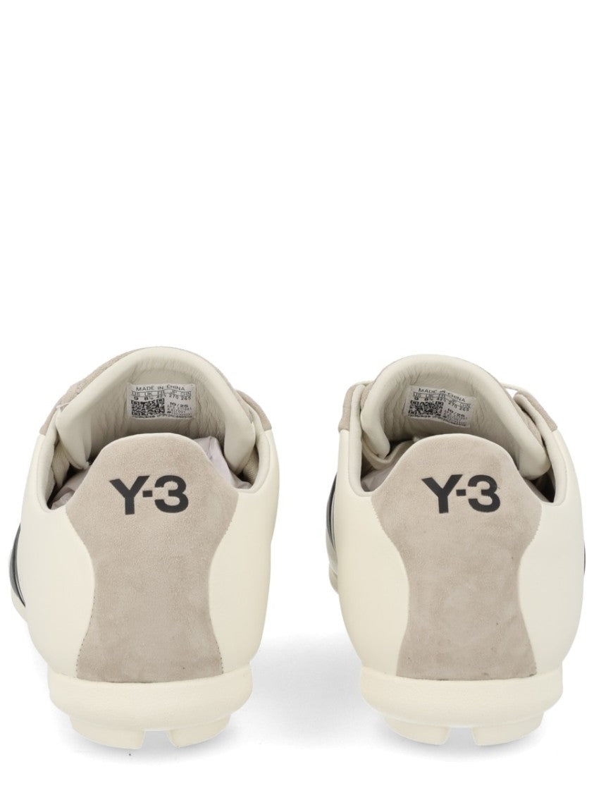 Y-3 Field Smooth Leather Suede Accents Sneakers