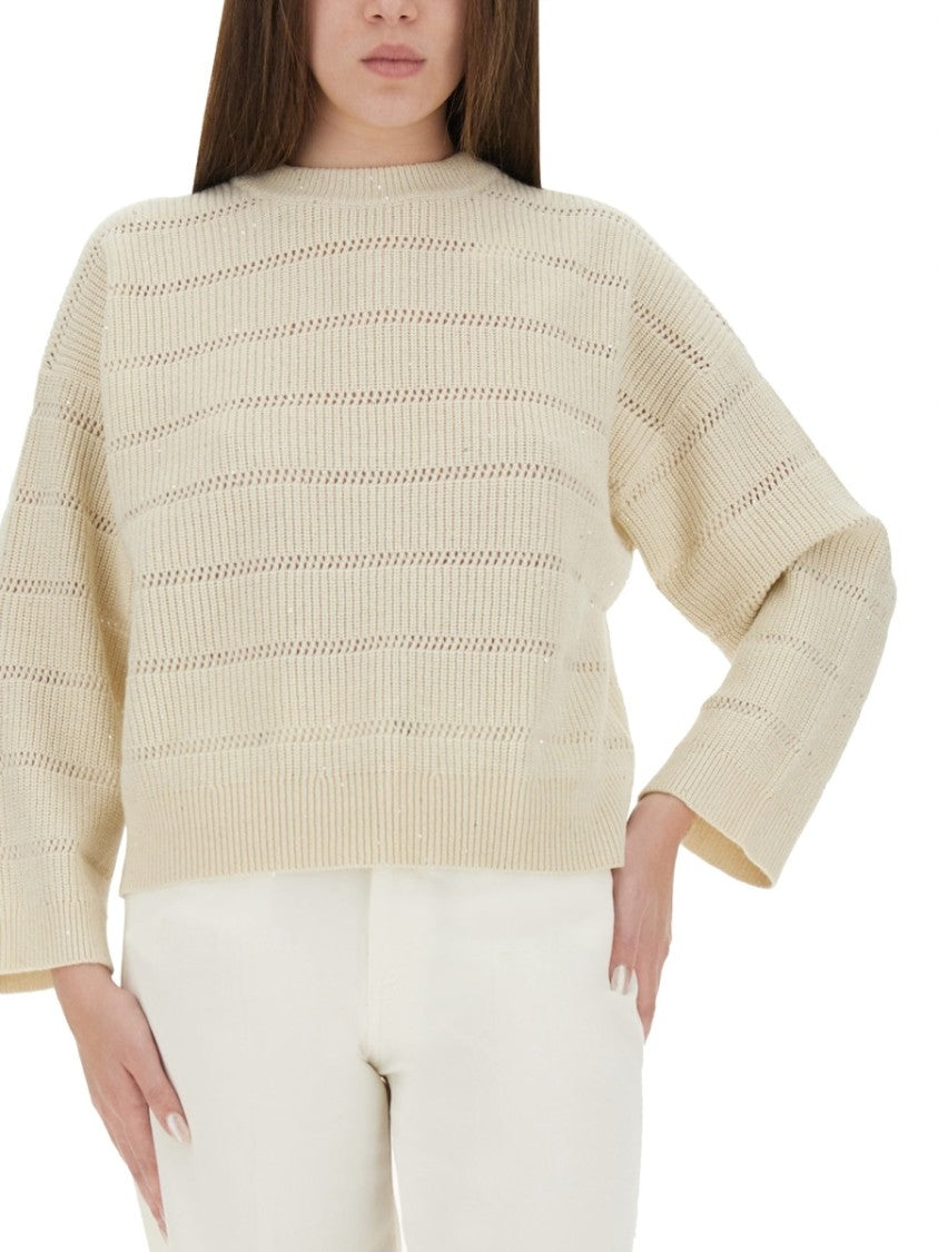 Brunello Cucinelli Cashmere And Wool Blend Sweater