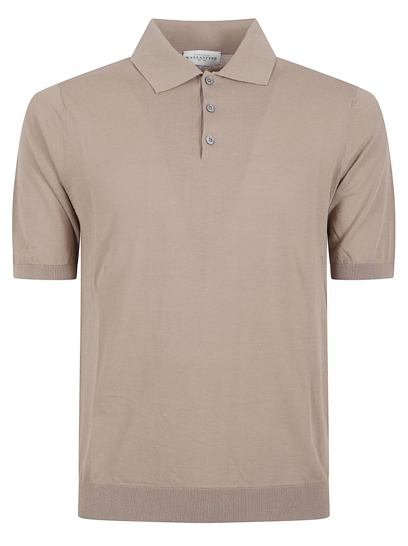 Ballantyne Classic Cotton Polo Shirt With Tailored Silhouette