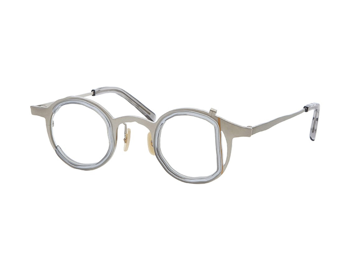Masahiro Maruyama Clear Mm-0077 Irregular Round Titanium Eyeglasses