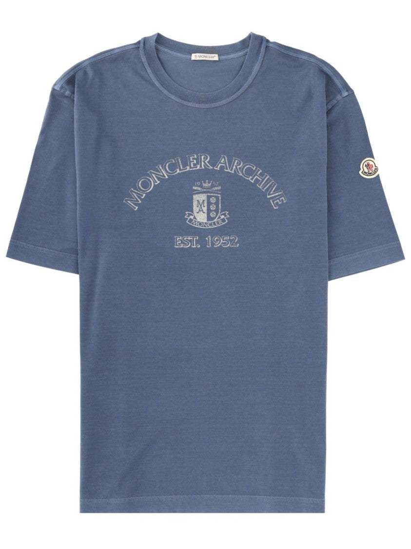 Moncler Crew Neck Relaxed Cotton T-Shirt