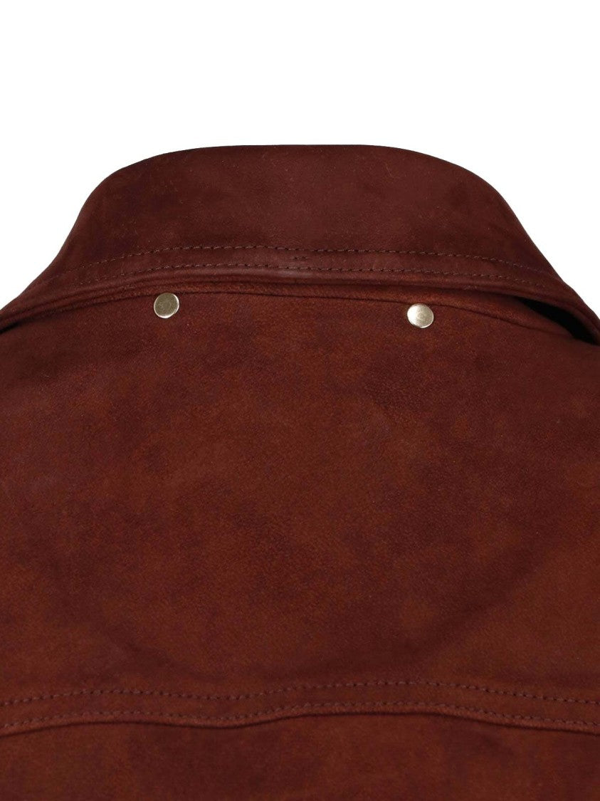 Paul Smith Brown Classic Collar Suede Jacket