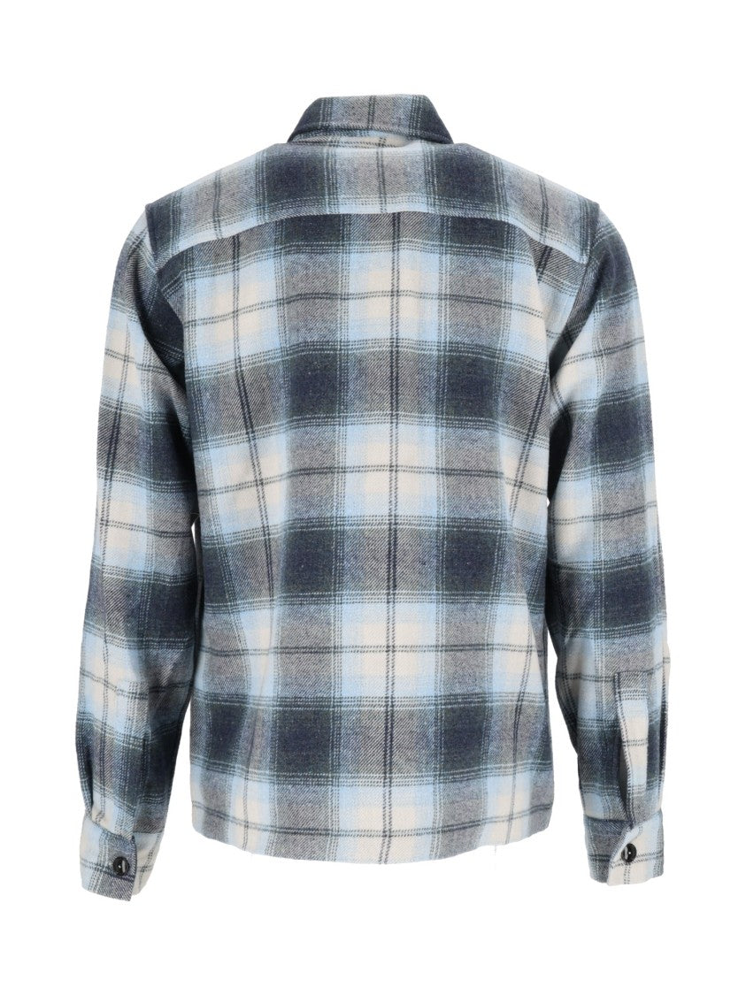 Schott Nyc Plaid Short Button-Up Shirt Jacket