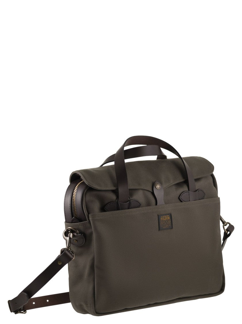 Filson Original Briefcase - Fabric And Leather Bag