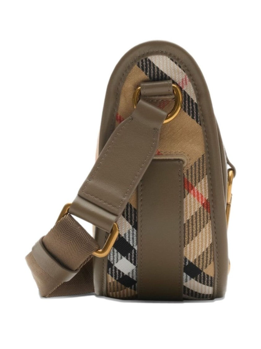 Burberry Checkered Pattern Handbag