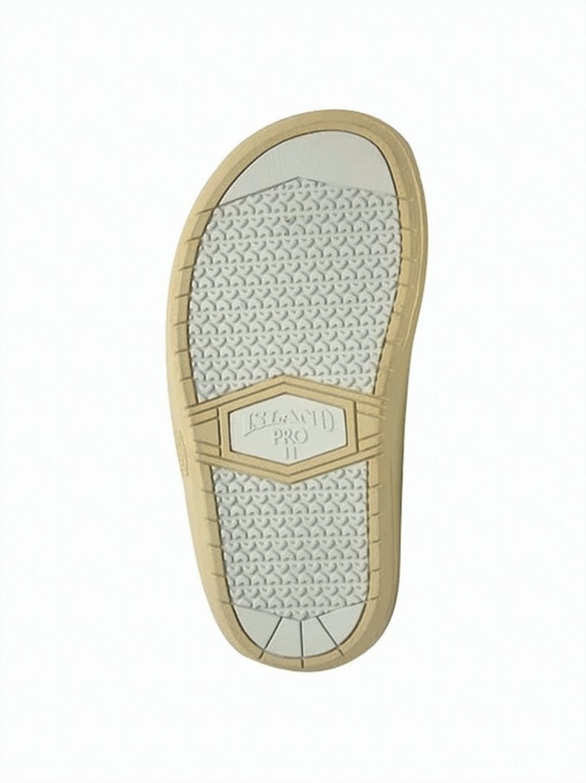 Island Slipper Minimalist Leather Thong Sandals With Textured Rubber Outsole