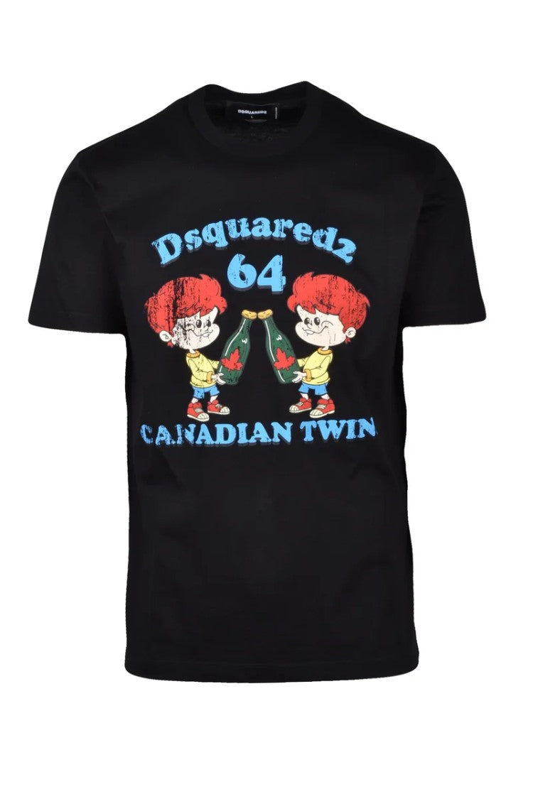 Dsquared2 Crew Neck T-Shirt - Black