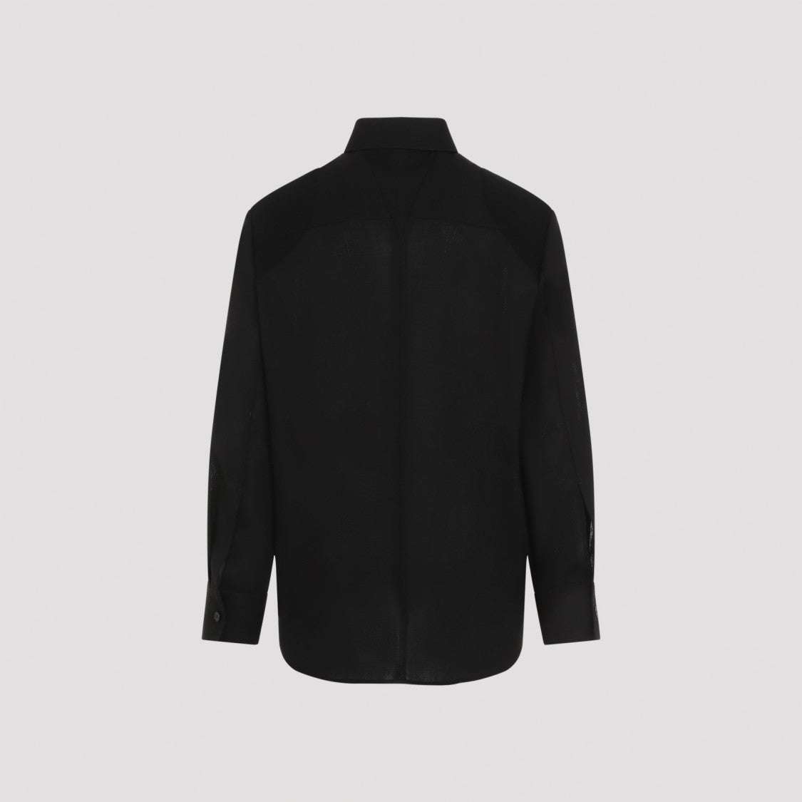 Jil Sander Black Wool Shirt