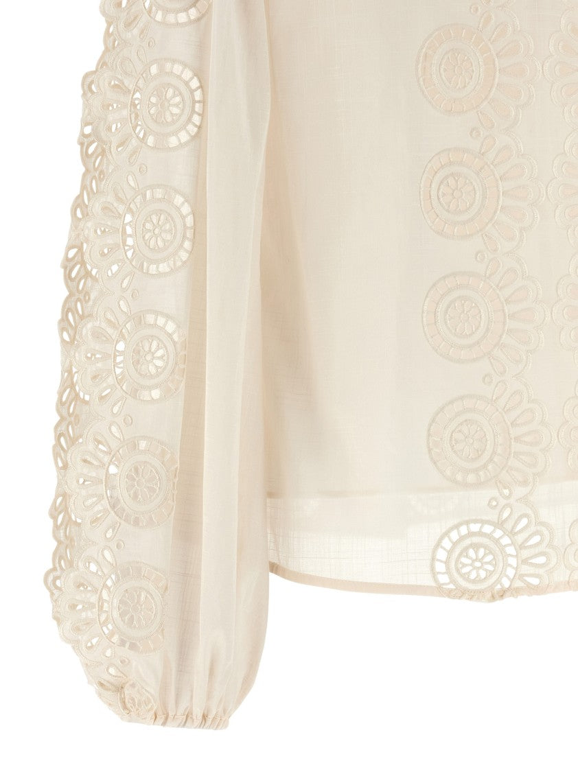 Zimmermann Lucky' Embroidered Blouse
