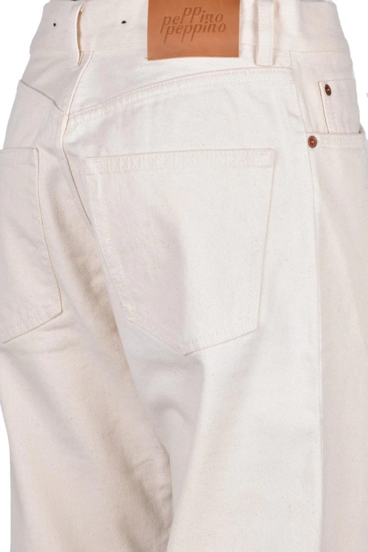 Peppino Peppino High-Waisted Jeans - Beige