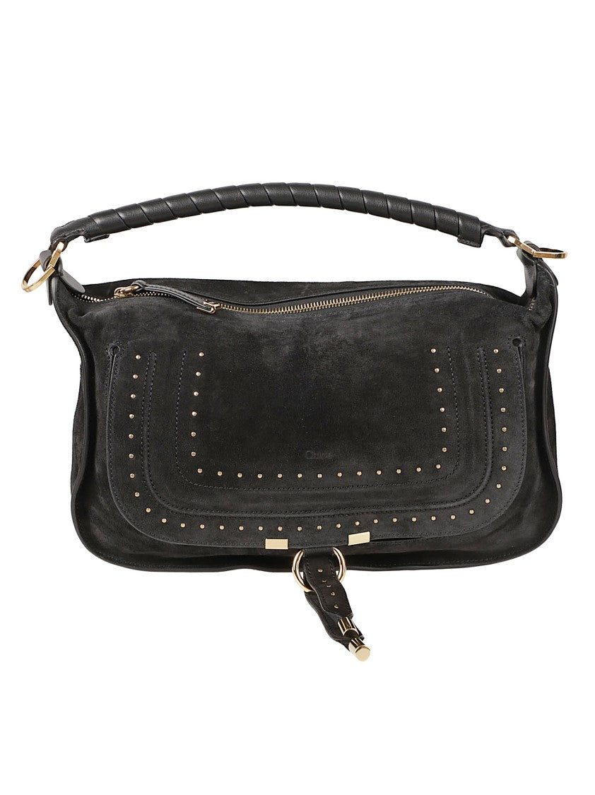 Chloé Rectangular Handbag In Soft Calf Leather With Suede Finish